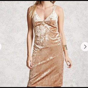 XL Pink Velvet Forever 21 Dress